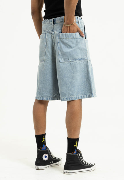 Bermuda Netta Relax Wide Acid Blue