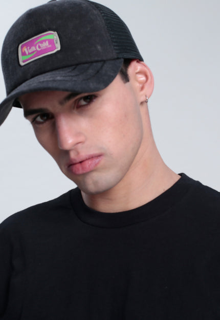 CAP CANS TRUCKER BLACK