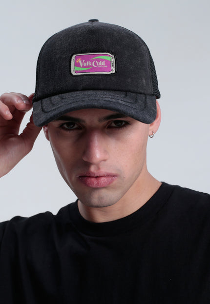 CAP CANS TRUCKER BLACK