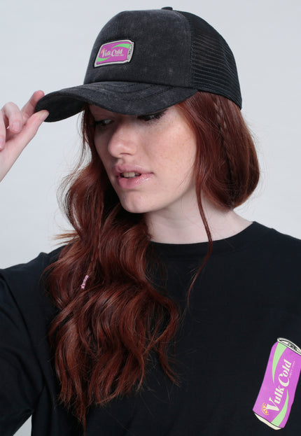 CAP CANS TRUCKER BLACK