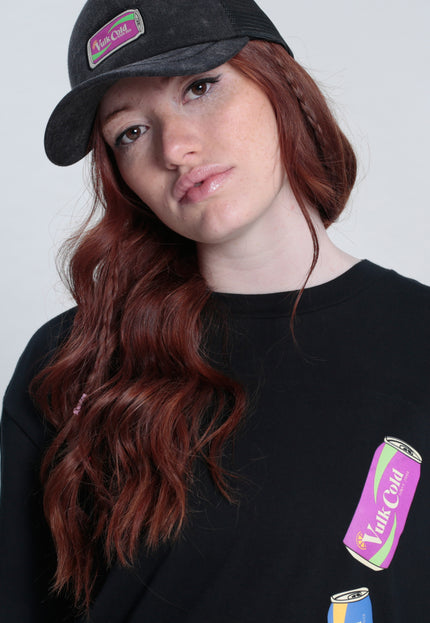 CAP CANS TRUCKER BLACK