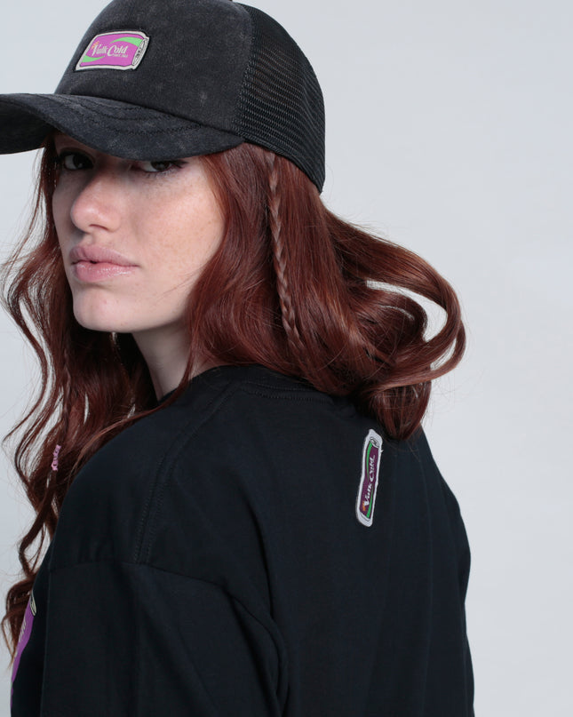 CAP CANS TRUCKER BLACK