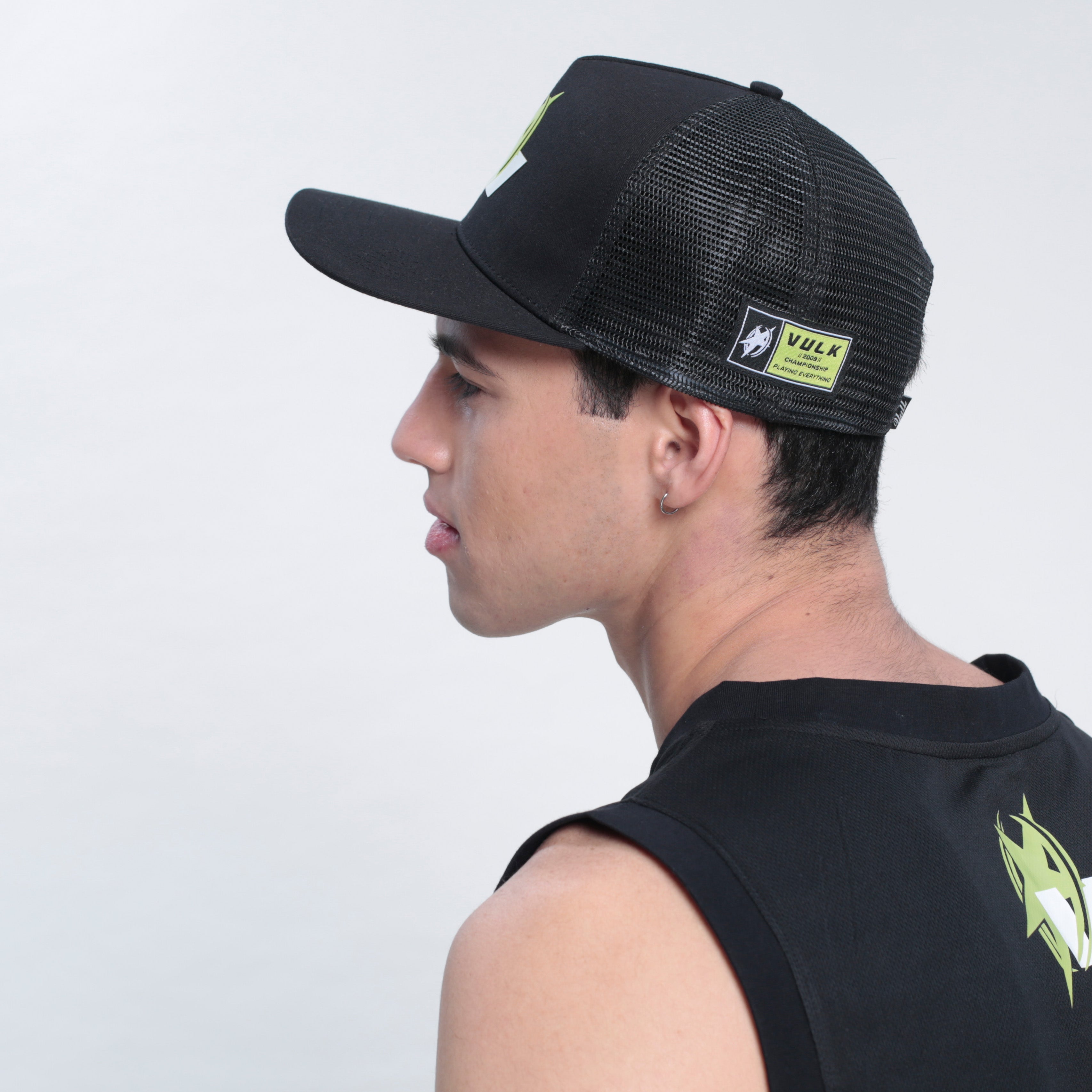 CAP TEAM FLAT TRUCKER BLACK