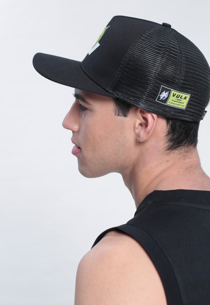 CAP TEAM FLAT TRUCKER BLACK