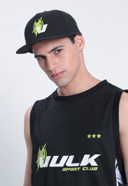 CAP TEAM FLAT TRUCKER BLACK