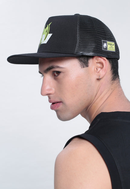 CAP TEAM FLAT TRUCKER BLACK