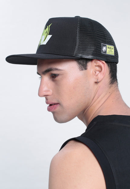 CAP TEAM FLAT TRUCKER BLACK