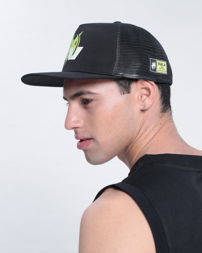 CAP TEAM FLAT TRUCKER BLACK