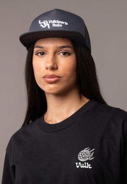Gorra Sports Flat Trucker Dark Grey