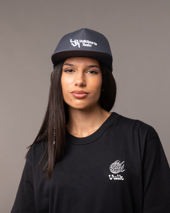Gorra Sports Flat Trucker Dark Grey