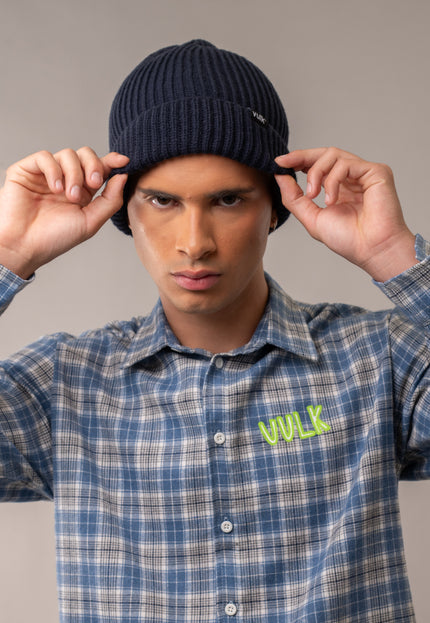 Gorro Lana Iced Blue