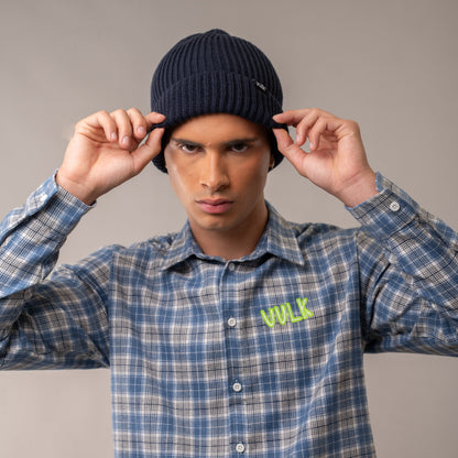 Gorro Lana Iced Blue
