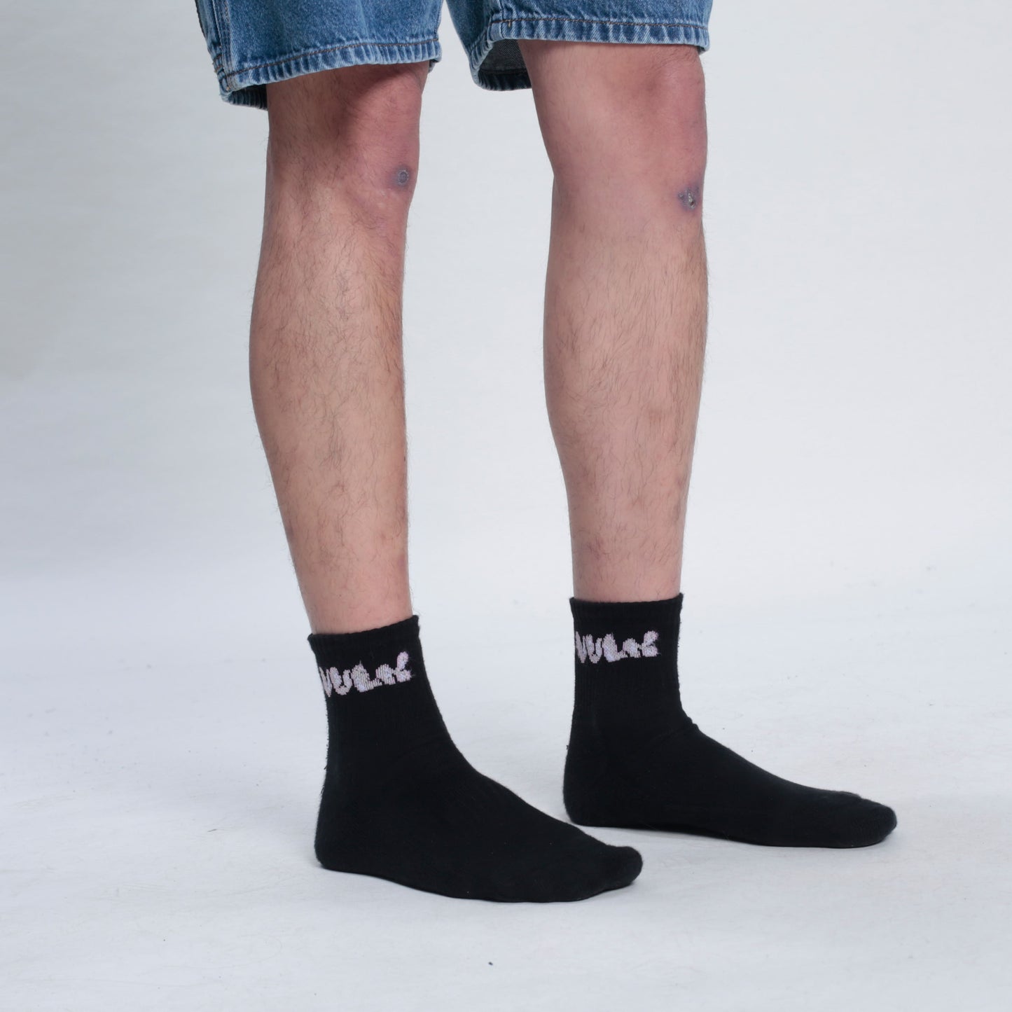 SOCKS GLOBE BLACK