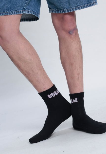 SOCKS GLOBE BLACK