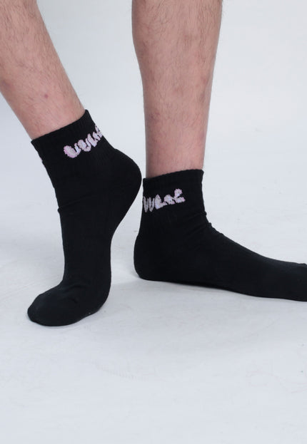 SOCKS GLOBE BLACK