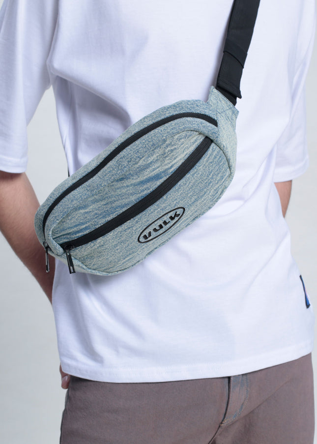 WORN WAIST BAG ACID BLUE
