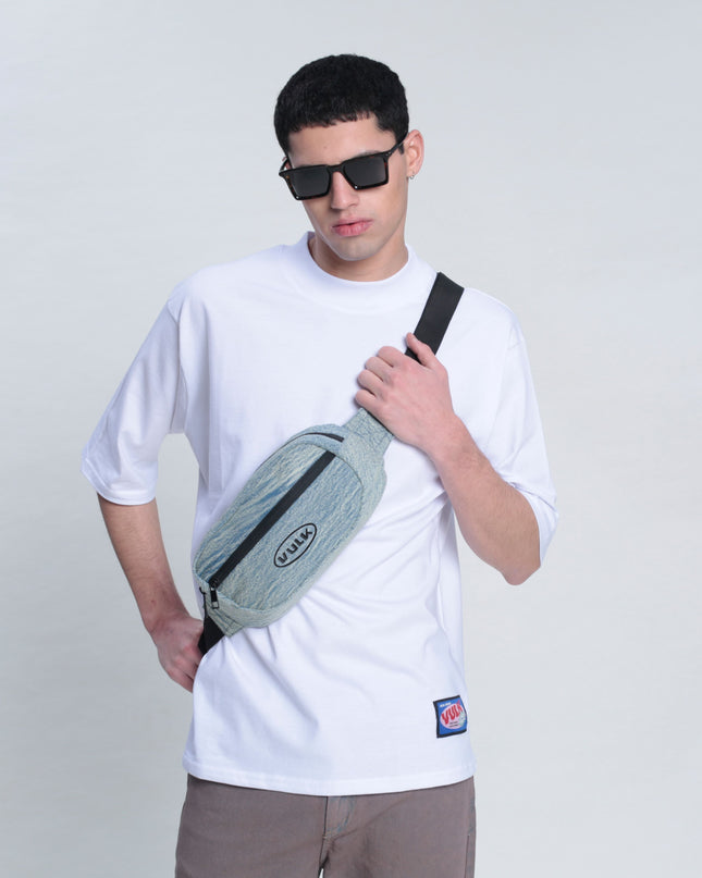 WORN WAIST BAG ACID BLUE