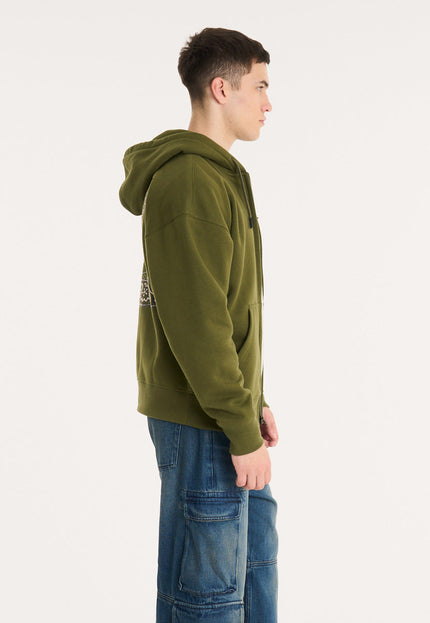 Campera Canguro Dallas Ziphood Green