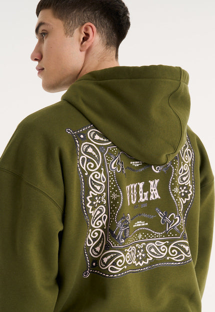 Campera Canguro Dallas Ziphood Green