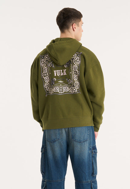 Campera Canguro Dallas Ziphood Green