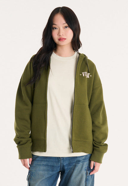 Campera Canguro Dallas Ziphood Green