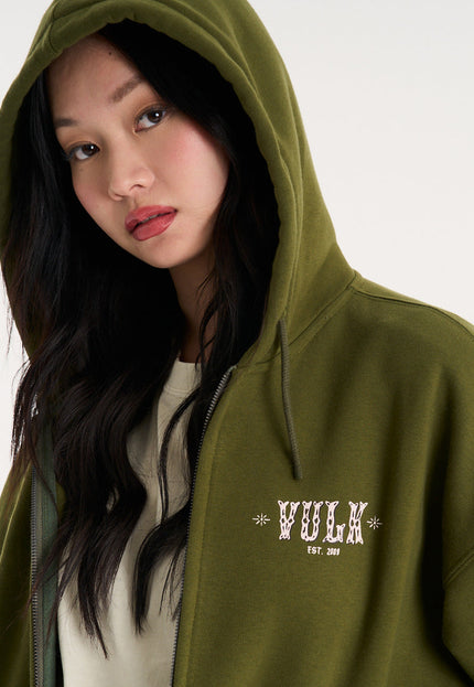 Campera Canguro Dallas Ziphood Green