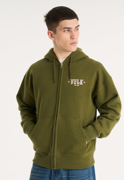 Campera Canguro Dallas Ziphood Green