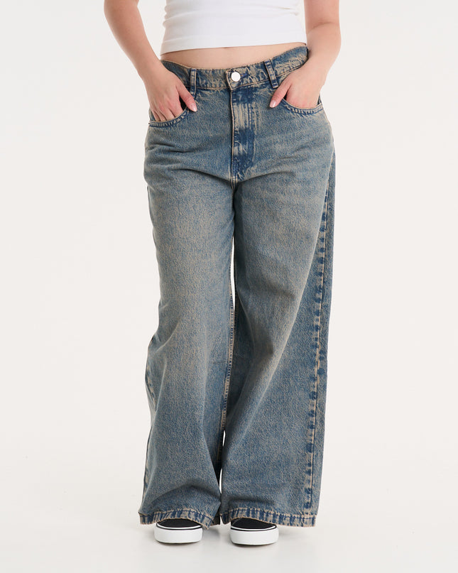 Jean Erza Wide Long Blue Sand