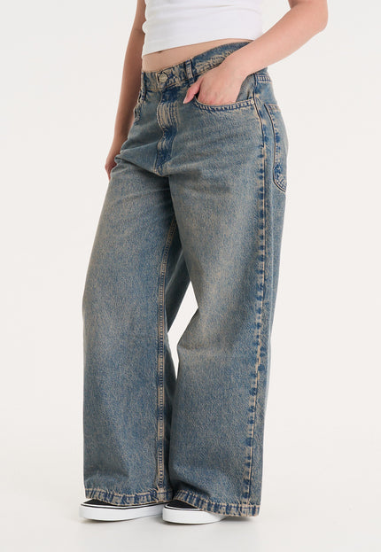 Jean Erza Wide Long Blue Sand