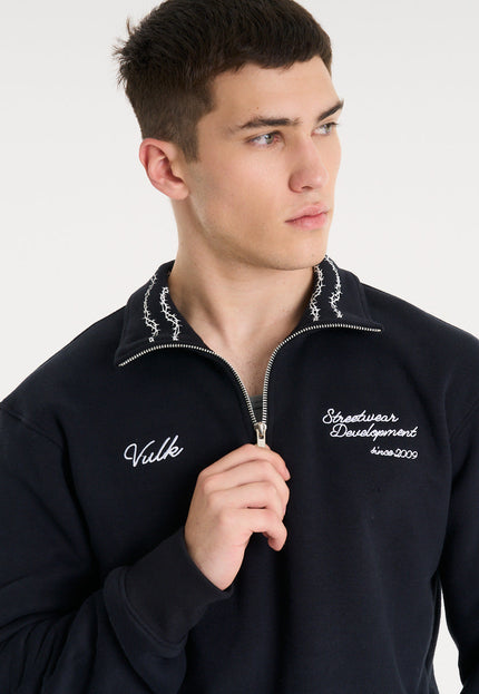 Buzo Felix Half Zip Black