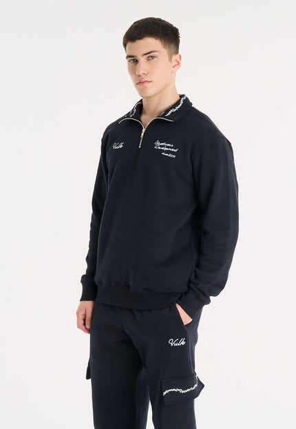 Buzo Felix Half Zip Black