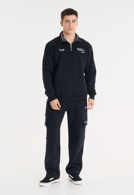 Buzo Felix Half Zip Black