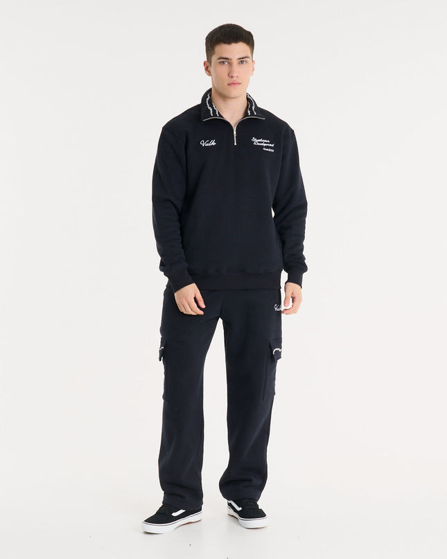 Buzo Felix Half Zip Black