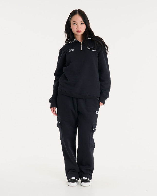 Buzo Felix Half Zip Black