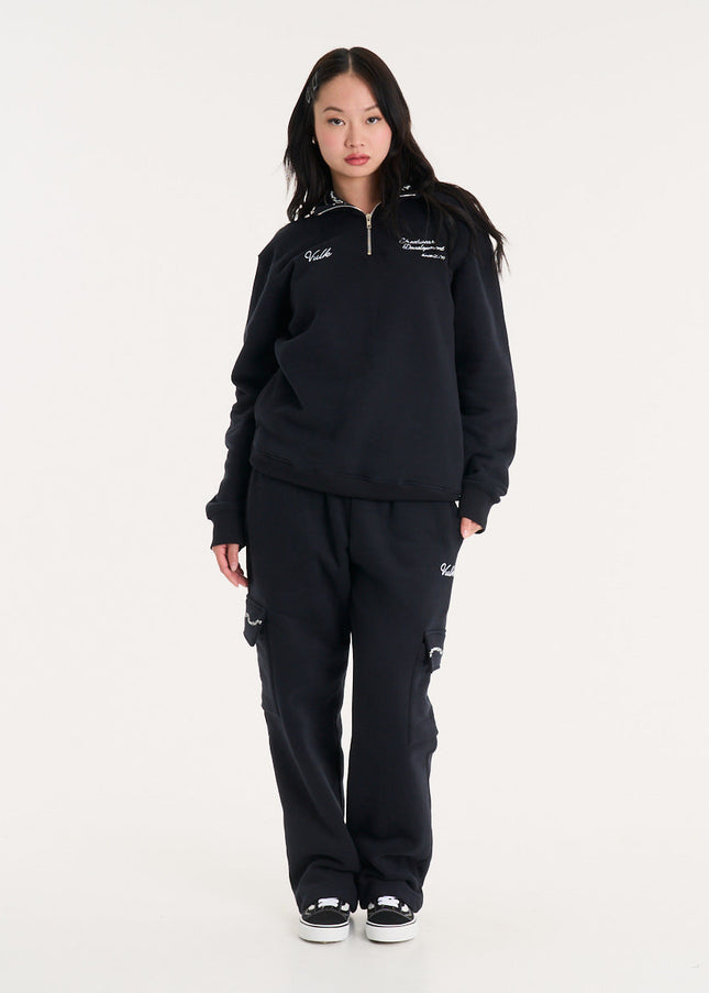 Buzo Felix Half Zip Black
