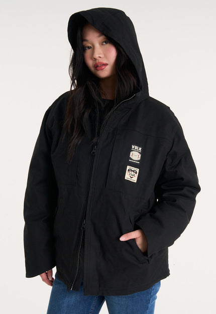 Campera Abrigo Garage Black