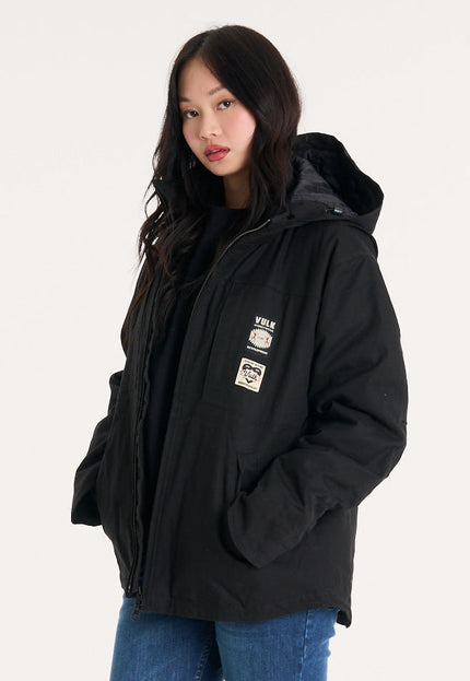 Campera Abrigo Garage Black