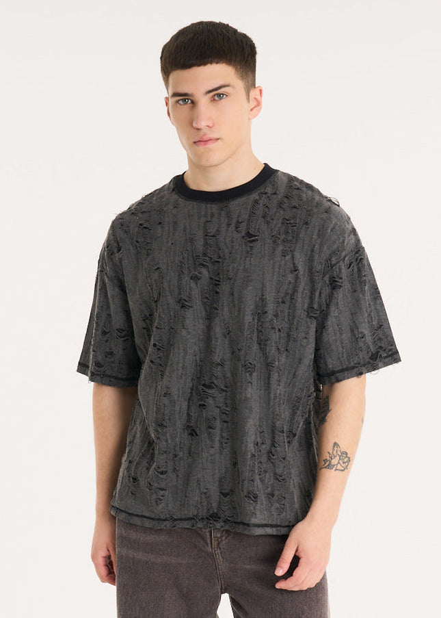 Remera Leaky Off Black