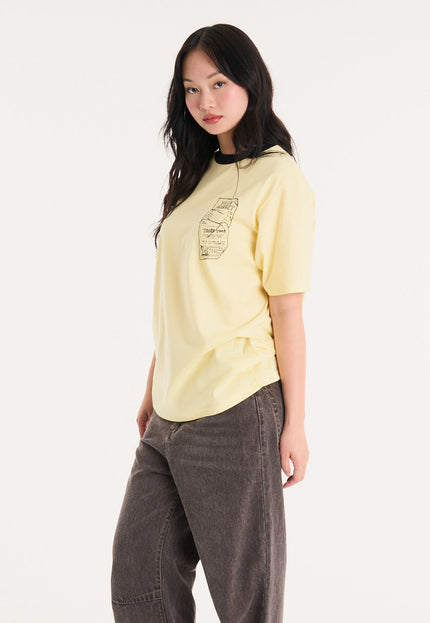 Remera Market Pastel Yellow