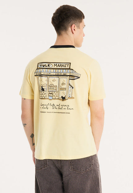 Remera Market Pastel Yellow