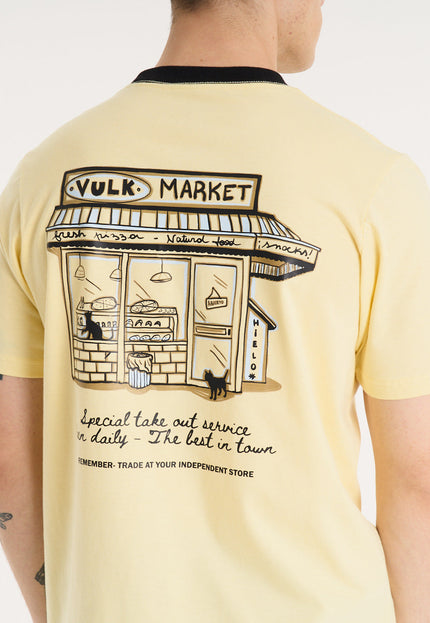 Remera Market Pastel Yellow