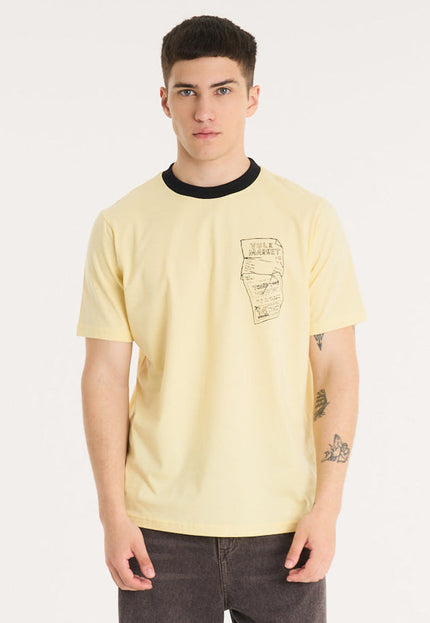 Remera Market Pastel Yellow