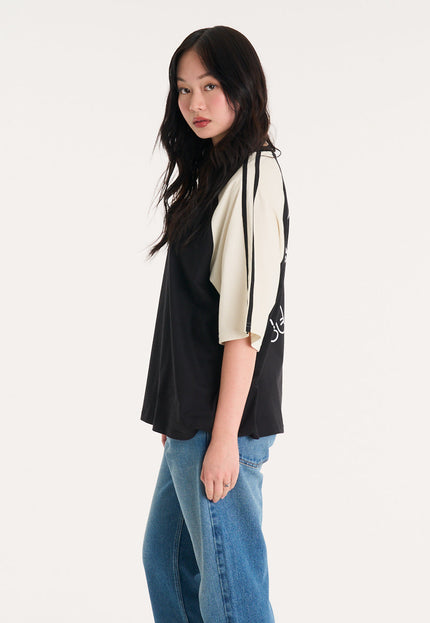 Remera Rebel Cat Black