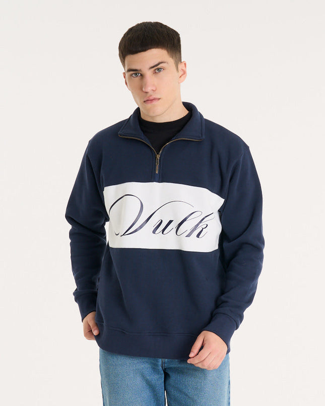 Buzo Richard Half Zip Blue