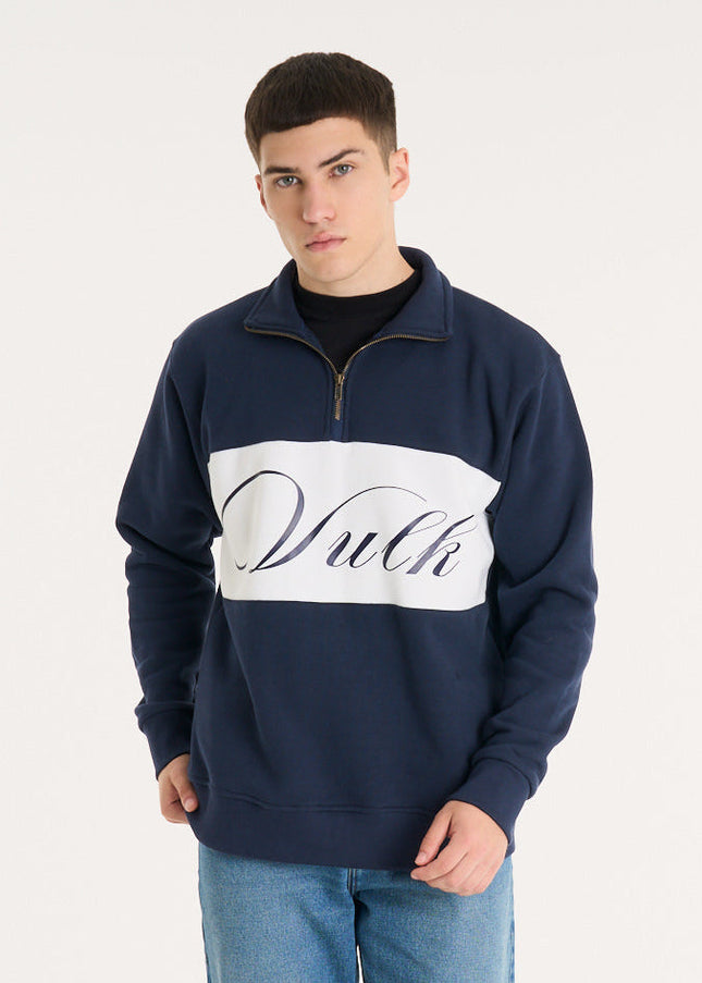Buzo Richard Half Zip Blue
