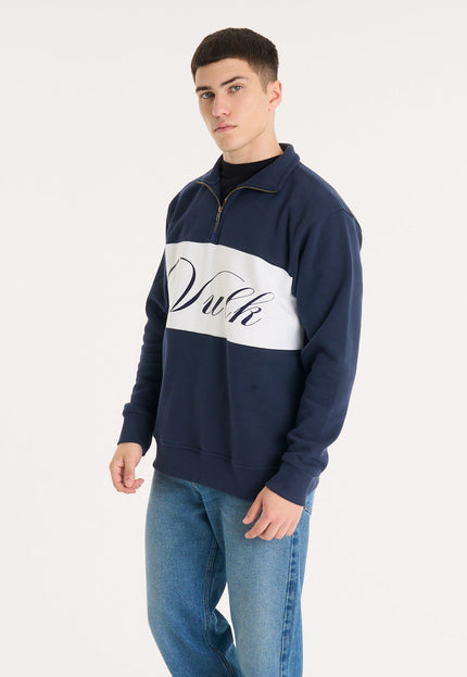 Buzo Richard Half Zip Blue