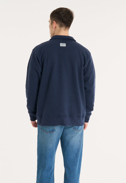 Buzo Richard Half Zip Blue