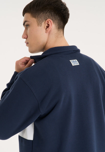 Buzo Richard Half Zip Blue