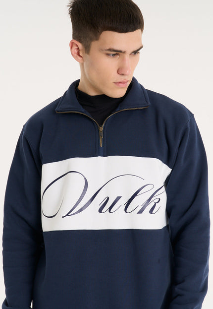 Buzo Richard Half Zip Blue