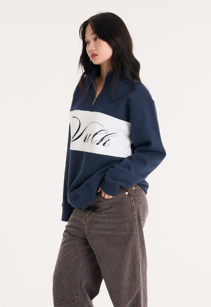 Buzo Richard Half Zip Blue